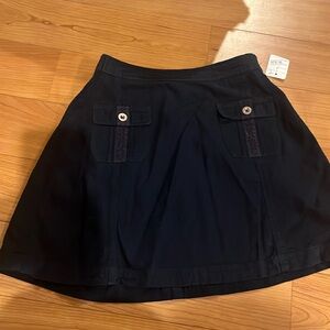 3/$20 Abercrombie Kids Navy skirt 11/12